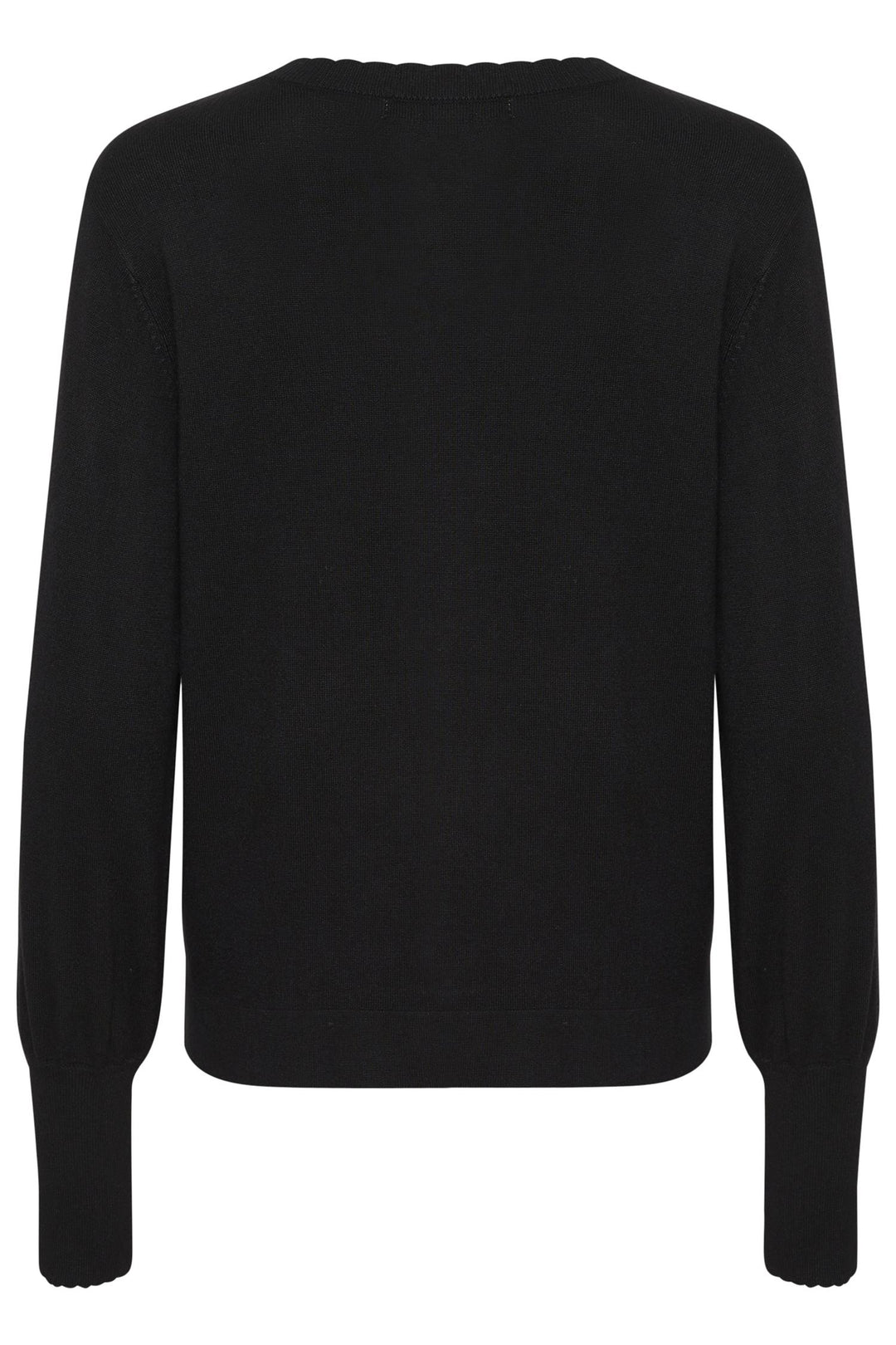 Culture - Cuannemarie Scallop Cardigan med Perler
