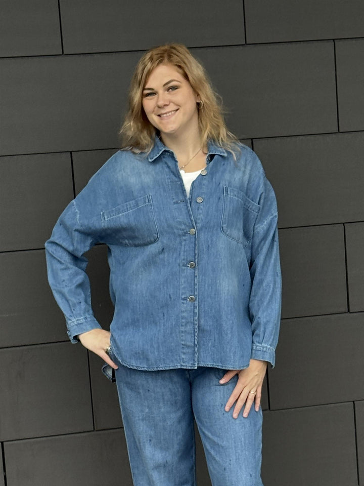 Black Colour - BCNETTIE Jeans skjorte jakke