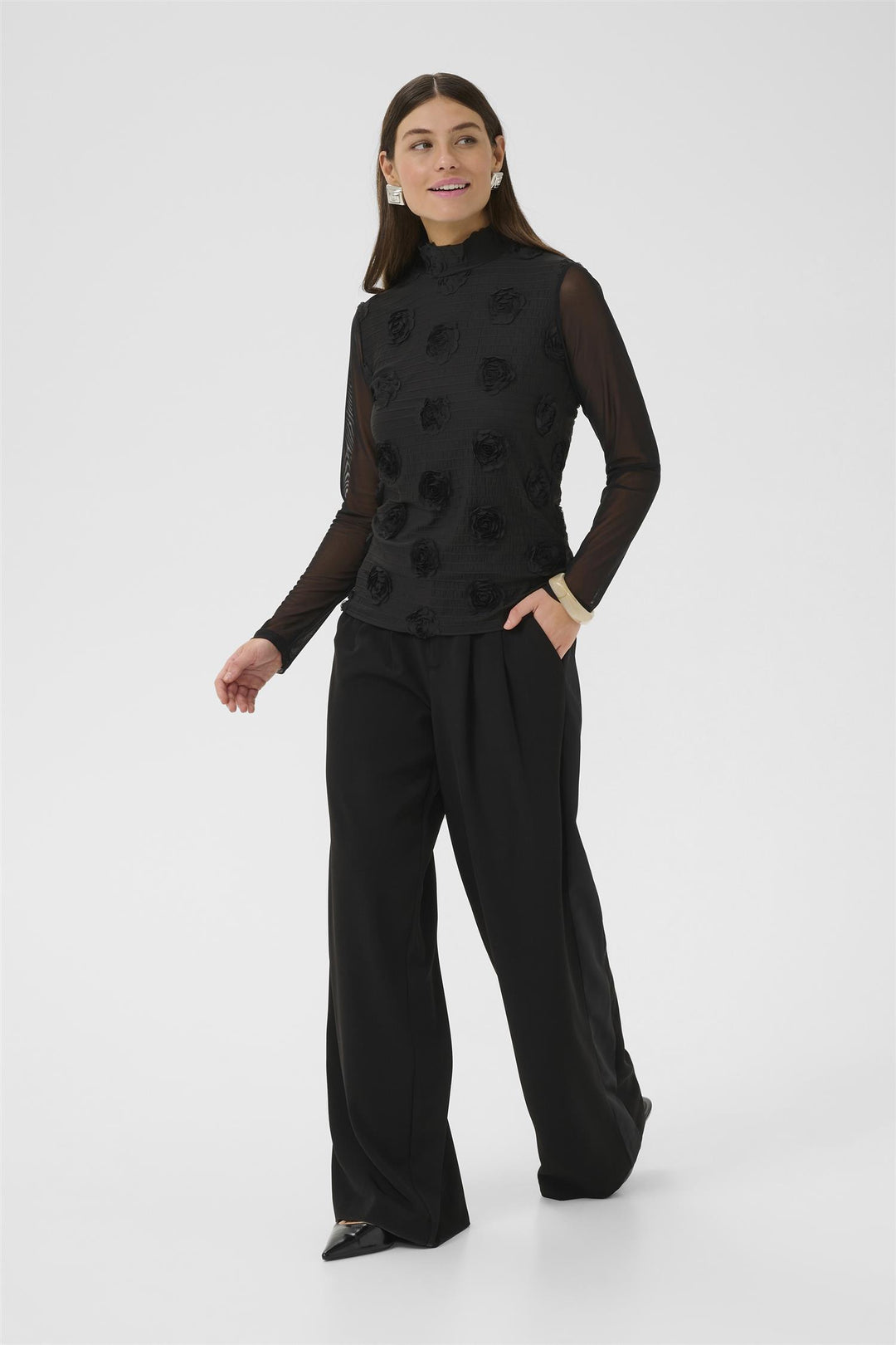 Culture - CUmascha Mesh Bluse