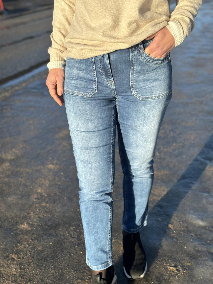 Cecil - Style Tracey Jogg blue Jeans