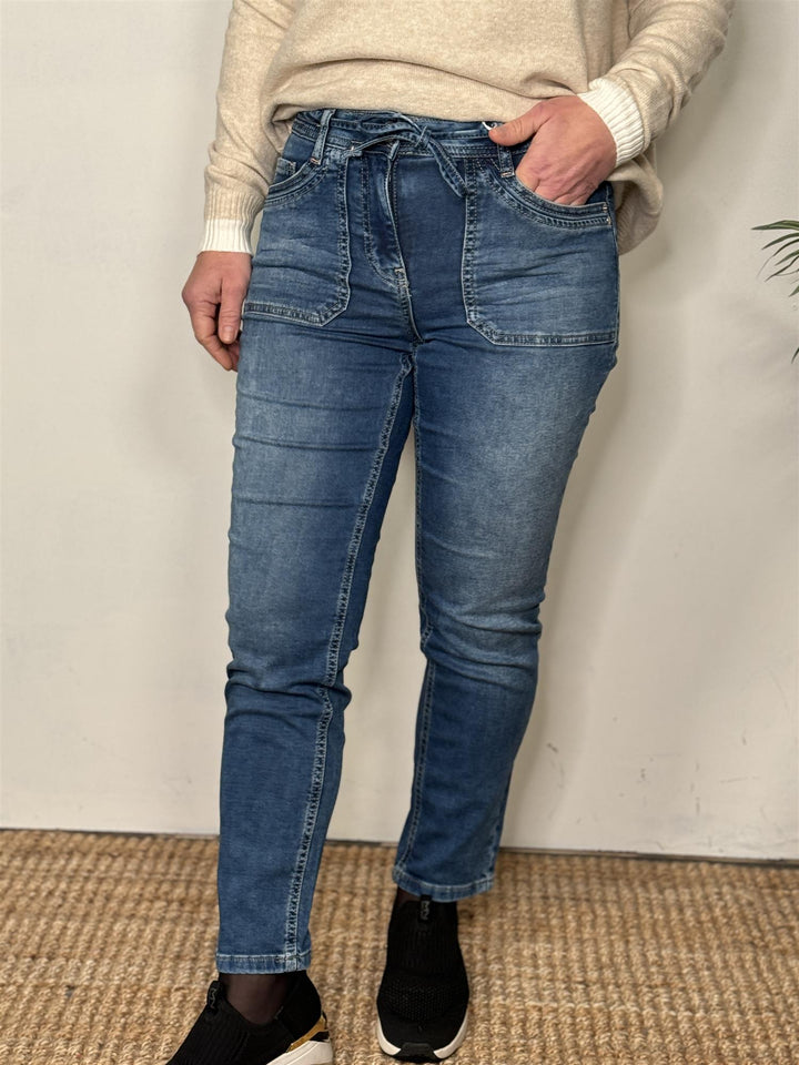 Cecil - Style Tracey Jogg blue Jeans