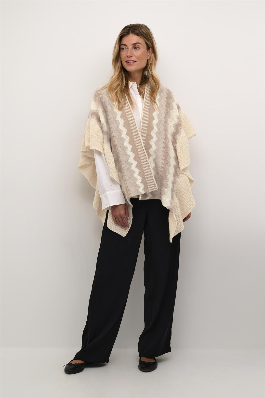 Cream - CRCandle poncho