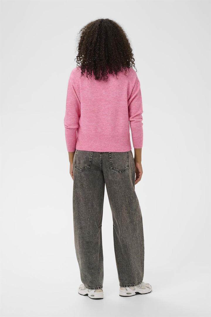 Kaffe Clothing - KAniel v-hals genser - Rosa