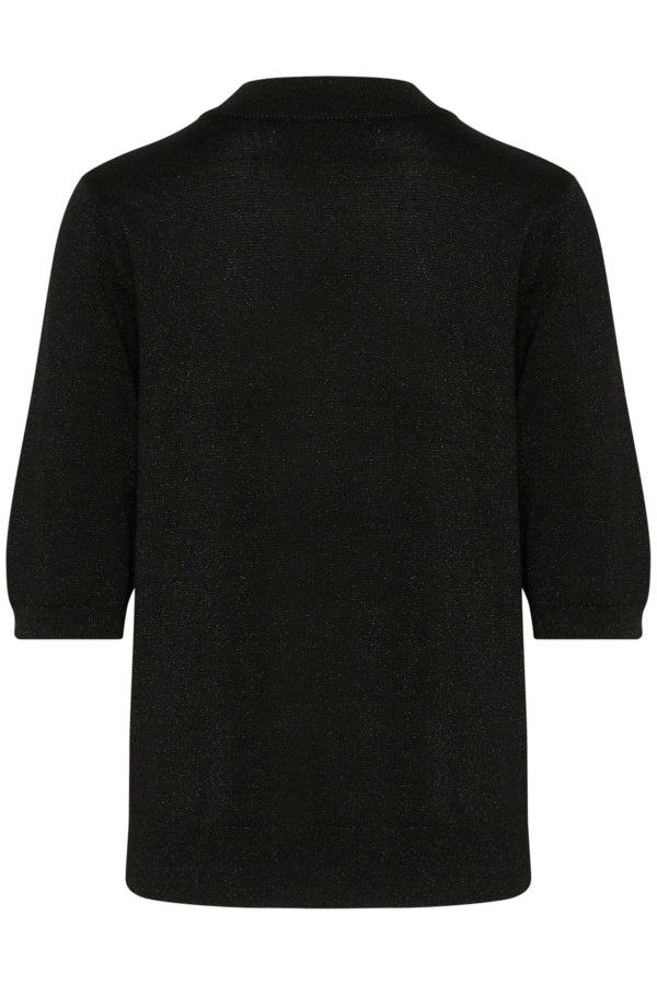 Culture - CUFay Lurex Genser - Svart