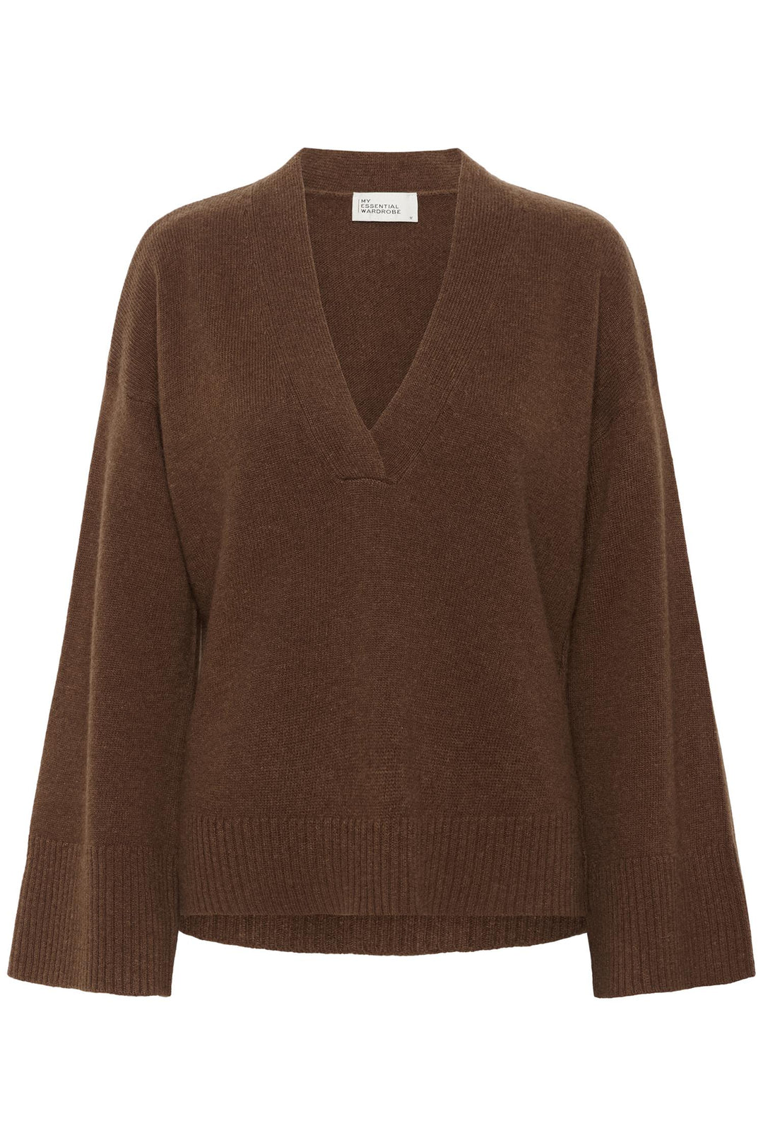 MY ESSENTIAL WARDROBE - HuxiMW Strikket Genser med V-Hals