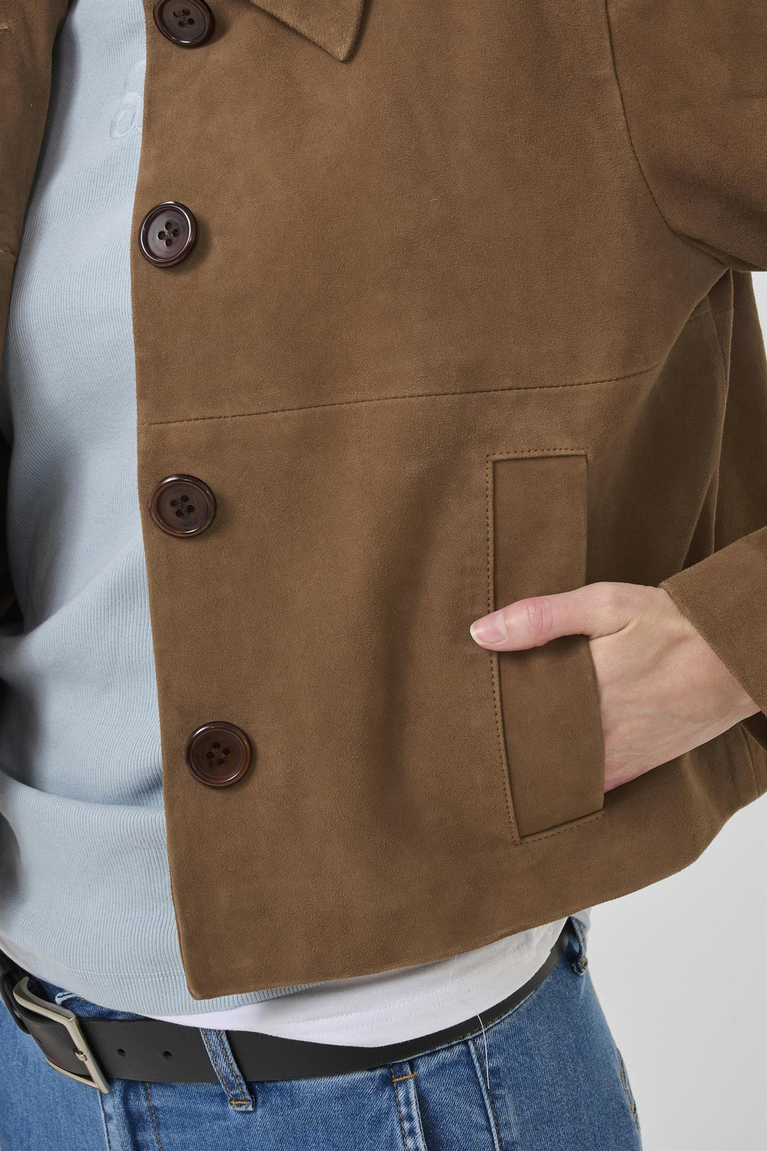 MY ESSENTIAL WARDROBE - PetraMW Semsket Skinnjakke