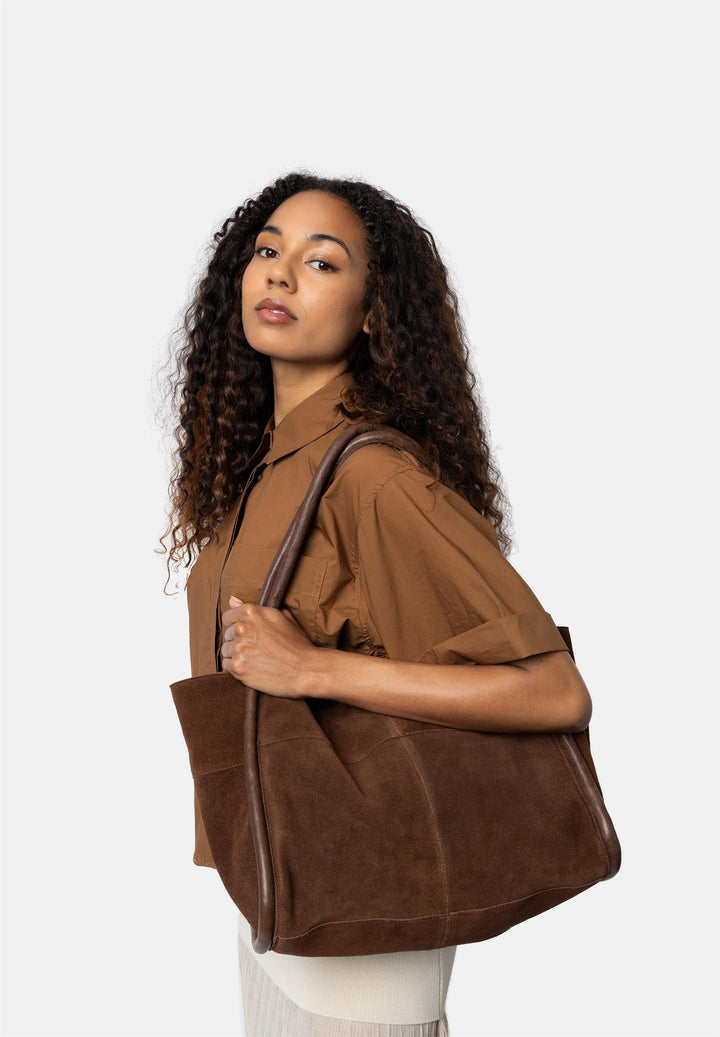Redesigned - Meno Semsket Skinnveske - Woodsmoke