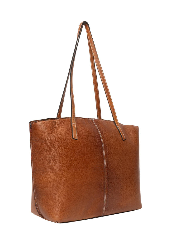 Redesigned - Malou Small Shopper Veske - Walnut