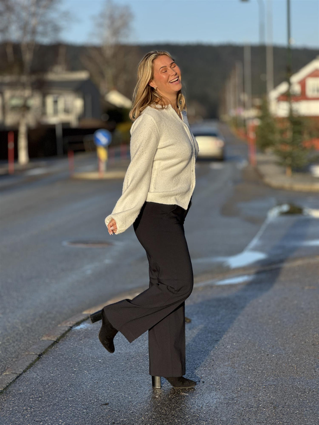 Freequent - FQSOLVEJ - Bukse - salute - rettebein - L30