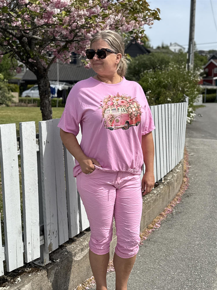 Drøbak Motehus - BUZZ T-Skjorte med print - Rosa