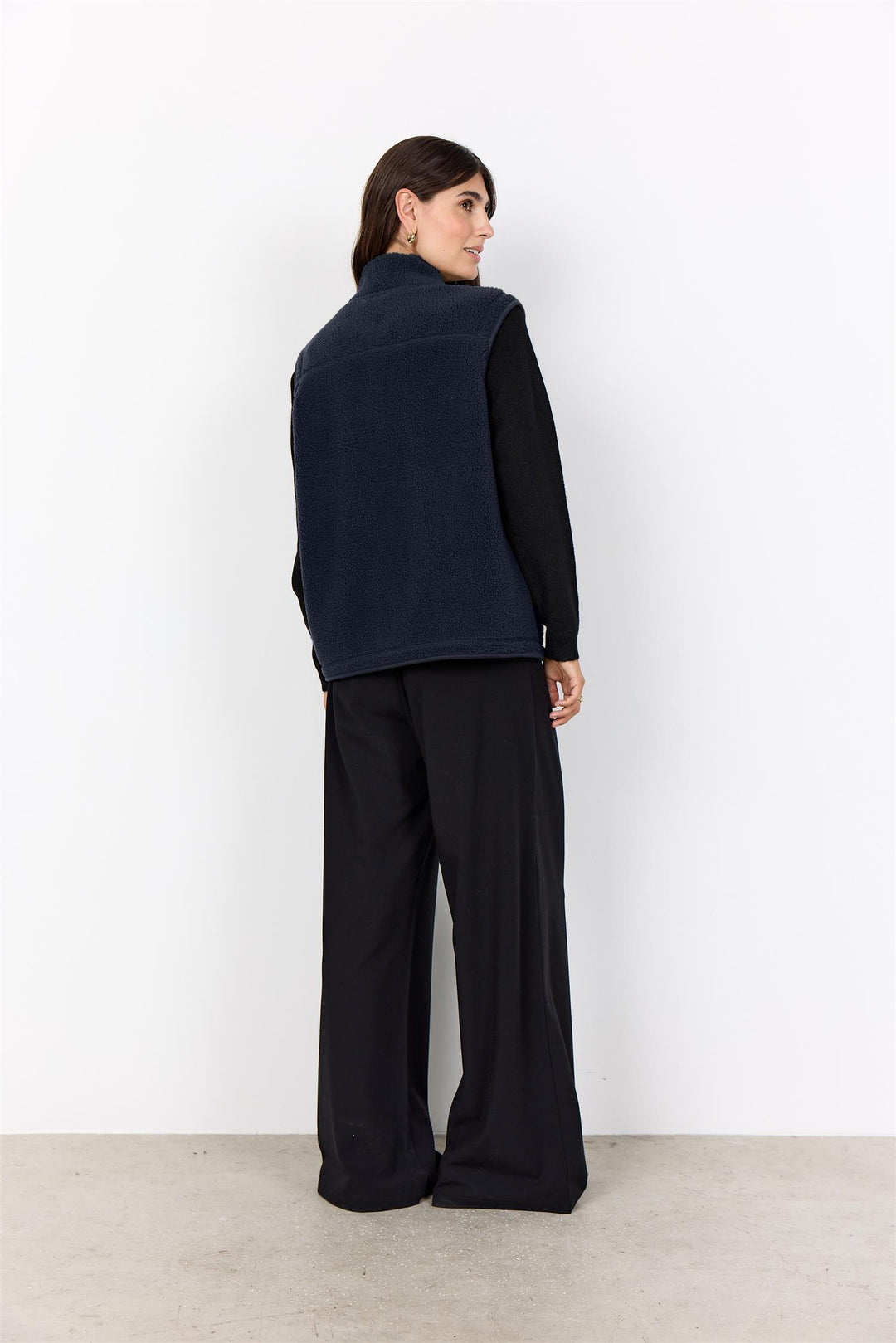 soyaconcept - SC-ONYX 3 TeddyVest - Blå