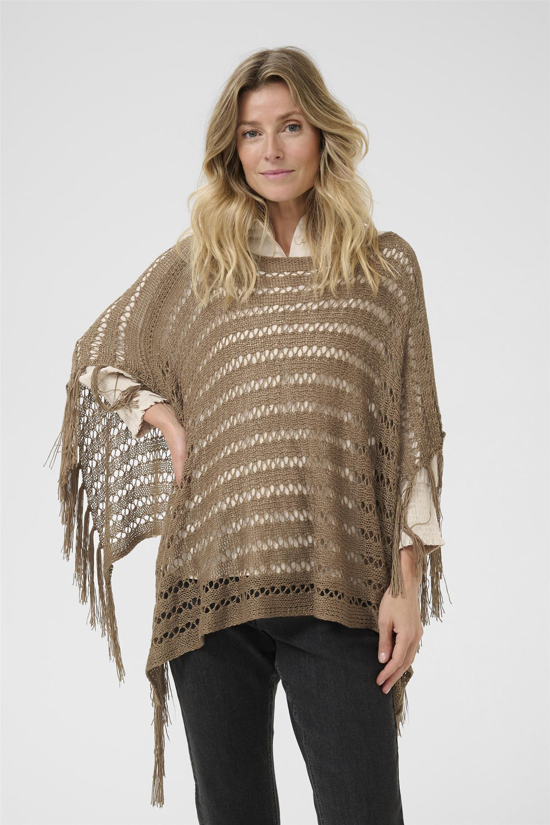 Cream - CRAlpah Poncho