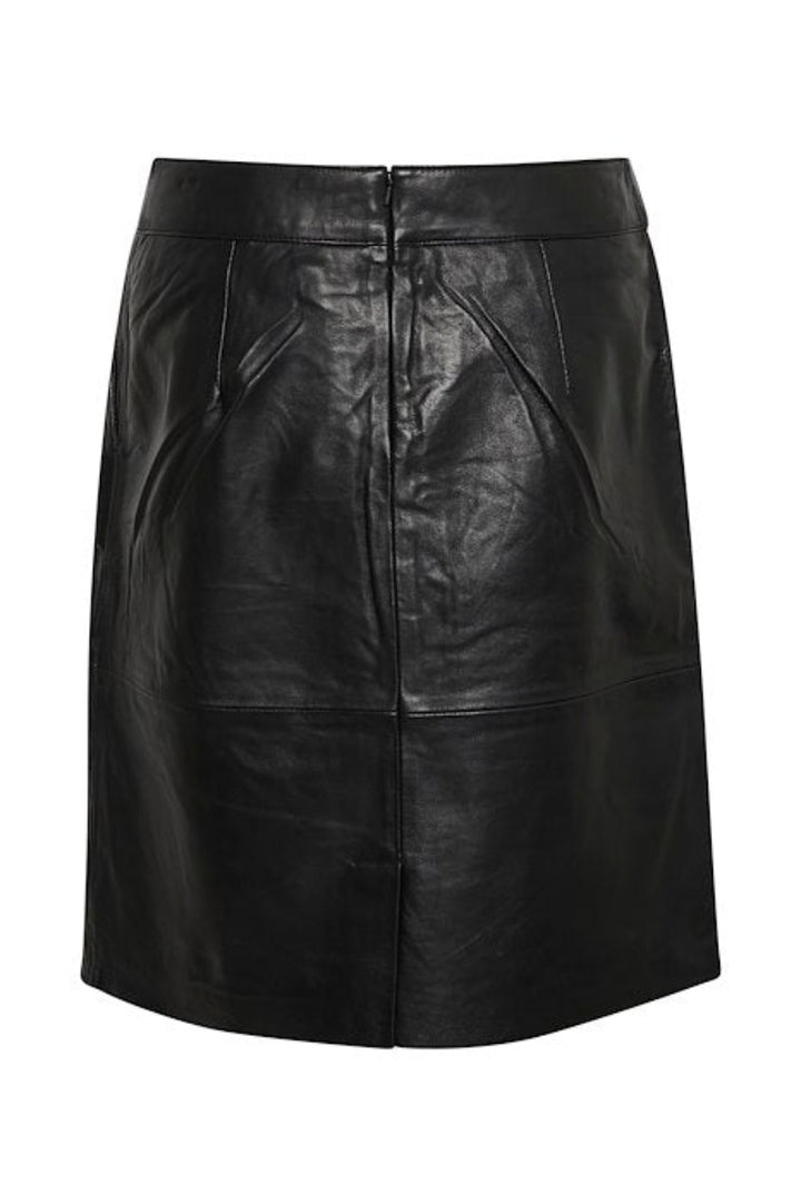 Culture - CUberta Leather Skirt