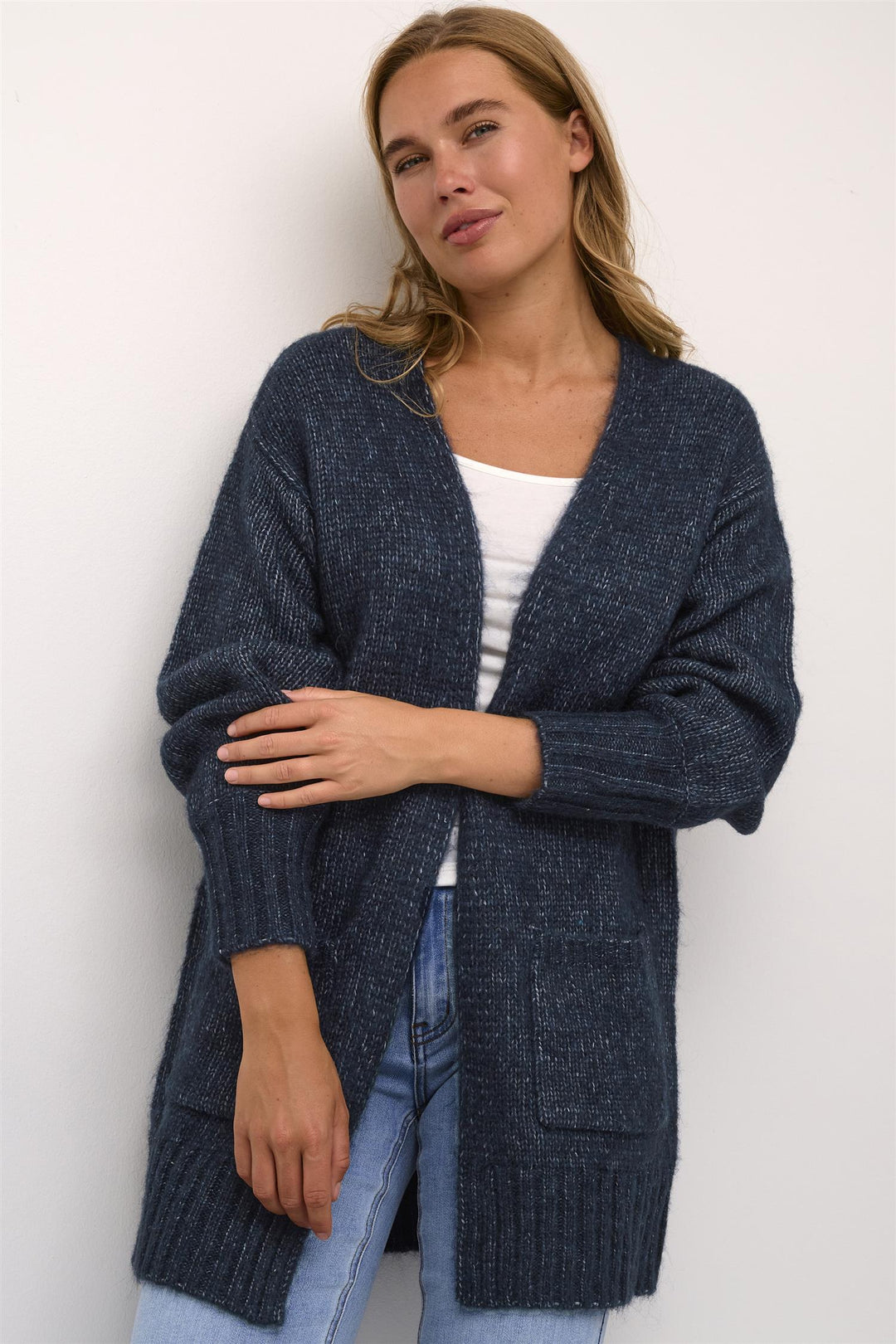 Kaffe Clothing - KAalioma Cardigan - Marine blå