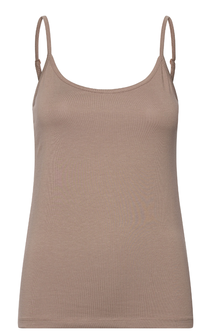 Freequent - FQSHAKEY- Singlet - Dersert Taupe