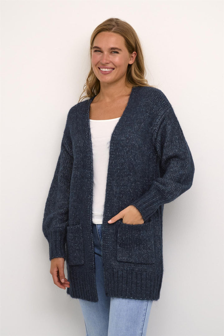 Kaffe Clothing - KAalioma Cardigan - Marine blå