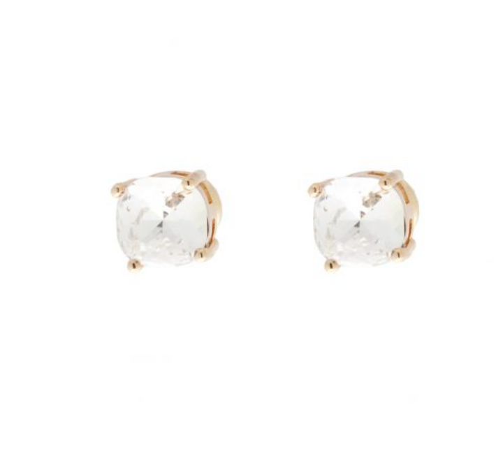 NORA Norway - Florentina stud ear gold Clear